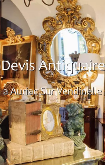 Devis Antiquaire a Auriac Sur Vendinelle