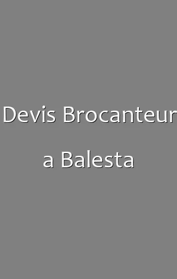Devis Brocanteur a Balesta