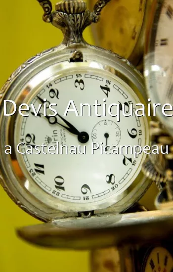 Devis Antiquaire a Castelnau Picampeau