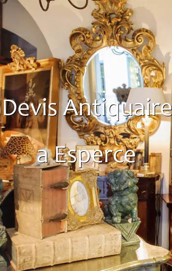 Devis Antiquaire a Esperce