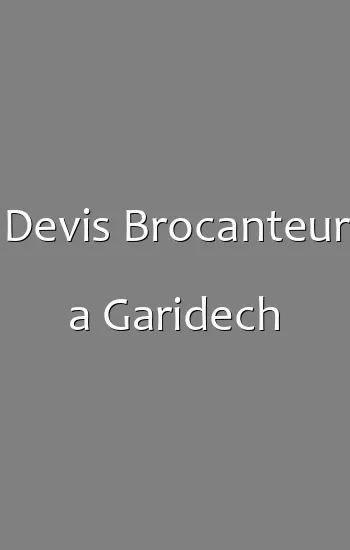Devis Brocanteur a Garidech