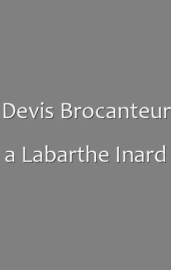 Devis Brocanteur a Labarthe Inard