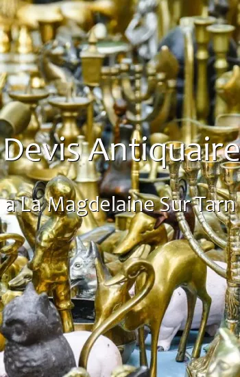 Devis Antiquaire a La Magdelaine Sur Tarn