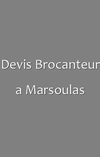 Devis Brocanteur a Marsoulas