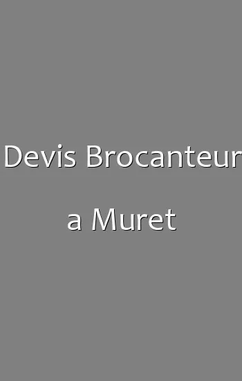 Devis Brocanteur a Muret