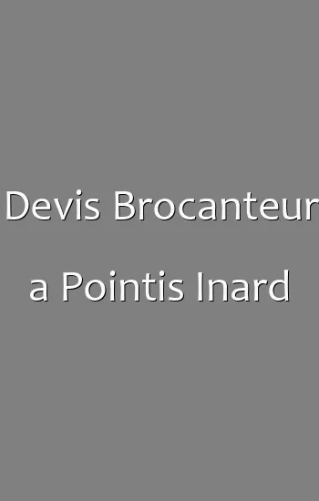 Devis Brocanteur a Pointis Inard