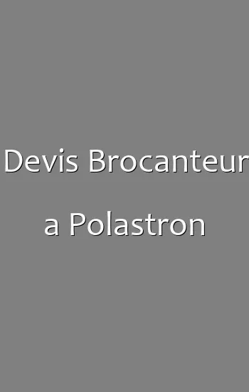 Devis Brocanteur a Polastron
