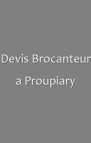 Devis Brocanteur a Proupiary
