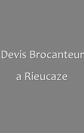 Devis Brocanteur a Rieucaze