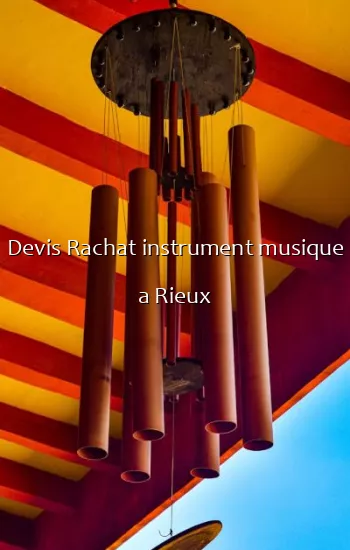 Devis Rachat instrument musique a Rieux