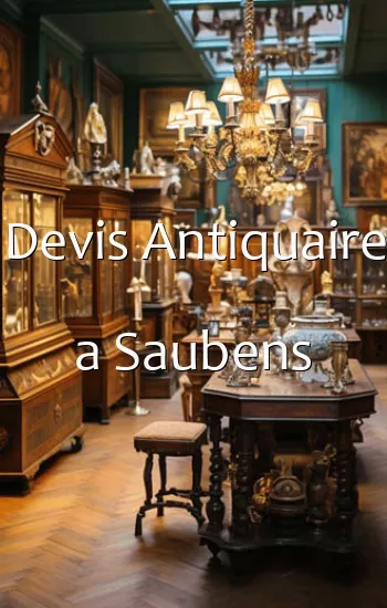 Devis Antiquaire a Saubens