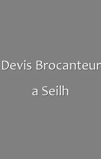Devis Brocanteur a Seilh